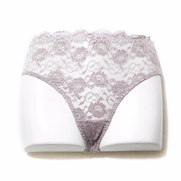 Bridal Grey Net Lace Cotton Panty - Panty - diKHAWA Online Shopping in Pakistan