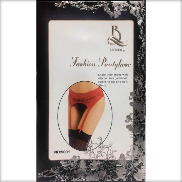 Beileisi Fashion Pantyhose Women's Fishnet Garter Belt - 5001 - Garter Belt - diKHAWA Online Shopping in Pakistan