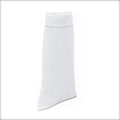 White Socks For Men – Plain Mercerised Socks PMS – KL-10 - Mens Socks - diKHAWA Online Shopping in Pakistan