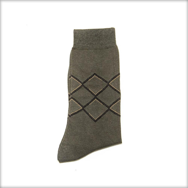 Green Socks For Men – Computerised Knitted Cotton Socks C – KL-14 - Mens Socks - diKHAWA Online Shopping in Pakistan