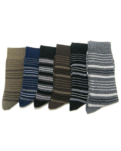 Socks For Men – Lycra LTP – KL-12 – Pack Of 6 - Mens Socks - diKHAWA Online Shopping in Pakistan