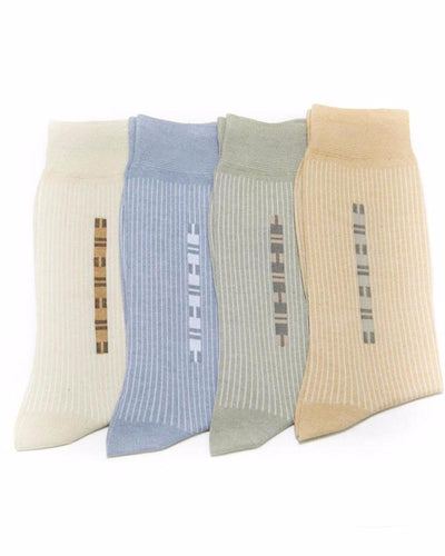 Socks For Men – Light Colors Socks CL Plus – KL-16 – Pack Of 4 - Mens Socks - diKHAWA Online Shopping in Pakistan