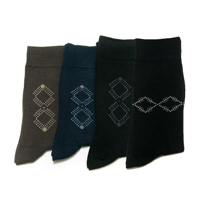 Socks For Men – Lycra LCC – KL-13 – Pack Of 4 - Mens Socks - diKHAWA Online Shopping in Pakistan