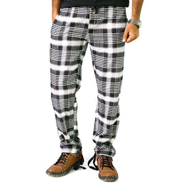 Pack Of 3 Men's Cotton Checked Pajamas - Mens Pajama - diKHAWA Online Shopping in Pakistan