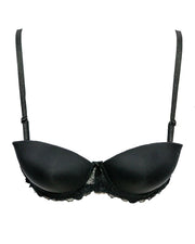 Daifuren 6009 Black Pushup Bra - Bridal Collection - Underwired Double Padded Bra