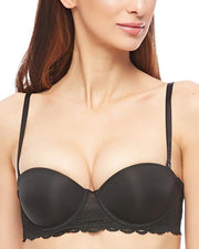 Daifuren 6009 Black Pushup Bra - Bridal Collection - Underwired Double Padded Bra