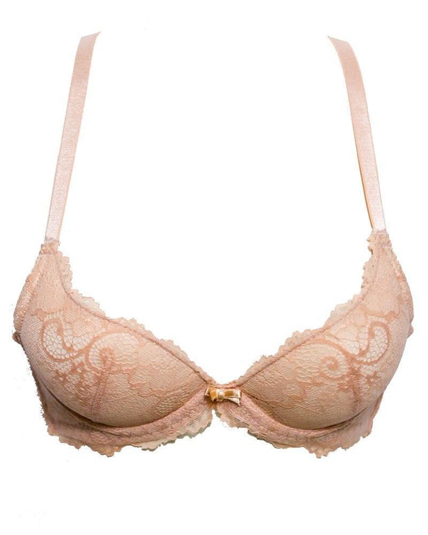 Daifuren 515 Skin Embroidered Design - Single Padded,Underwired Bra