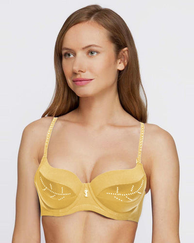 Fancy Bridal SH789 Diamond Skin Bra- Single Padded,Under Wired Bra - By Sister Hood