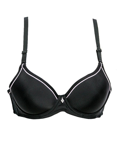 Best For Bridals Bra Collection SH3002 Black - Single Padded,Under Wired Bra - By Sister Hood