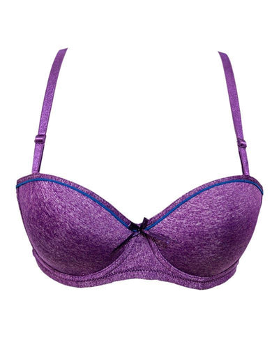 Bridal Purple Bra A718 - Single Padded,Under Wired Bra - By Daifuren