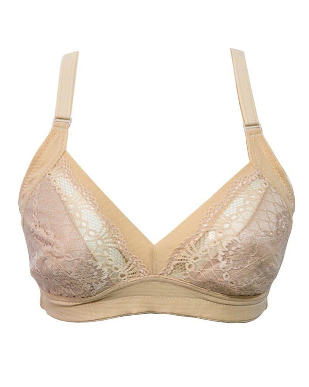 Net Thin Bra 1602 Pure Comfort Non Padded,Non Wired - Sha Fen Ya