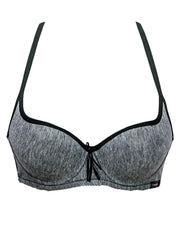 Bridal Foam Bra 005 Purple - Single Padded,Under Wired Bra - Qi Fia Er