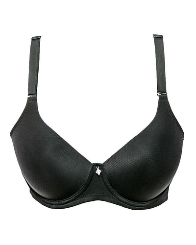 Plus Size Best Bra's SH2135 Black - Single Padded , Wired Bra - By Sister Hood