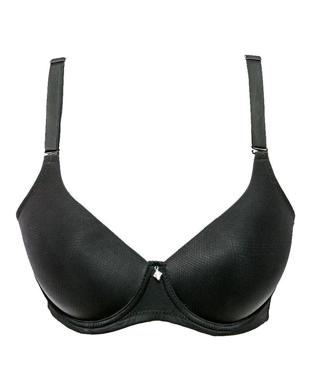 Plus Size Best Bra's SH2135 Black - Single Padded , Wired Bra - By Sister Hood