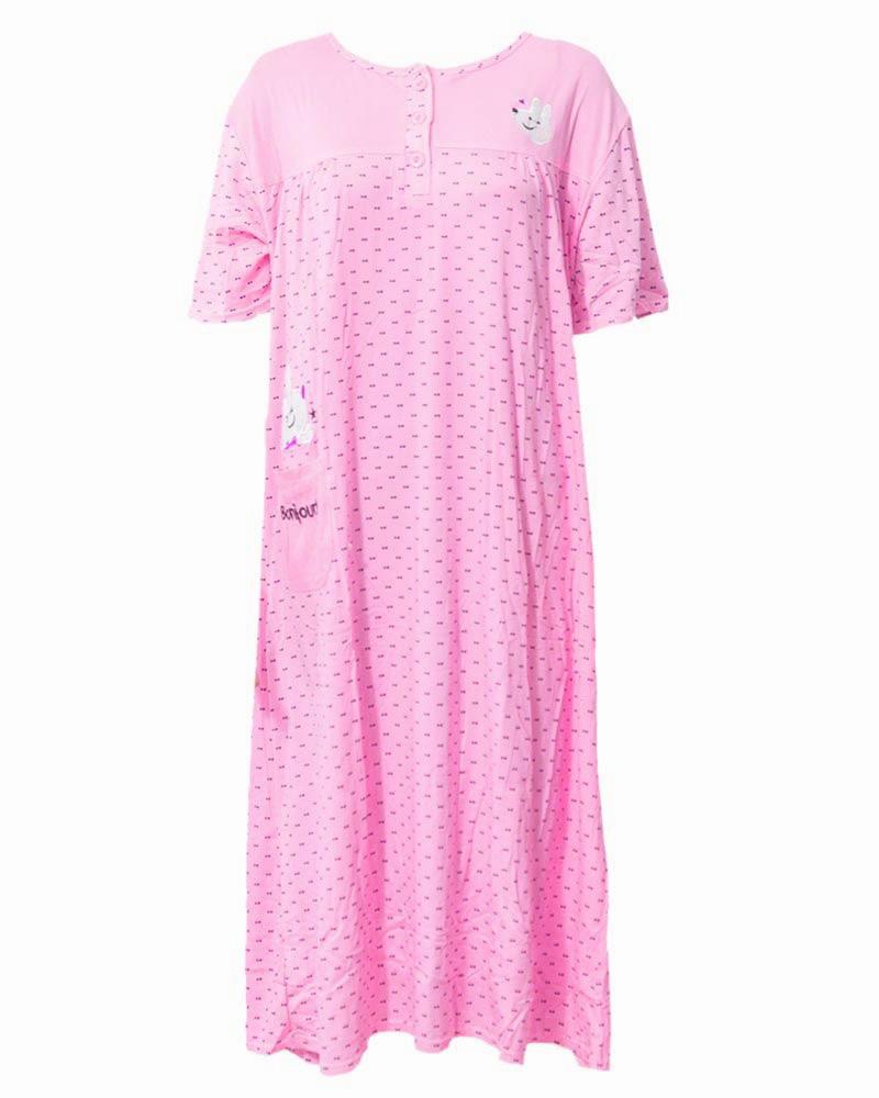 Long pink nightdress online