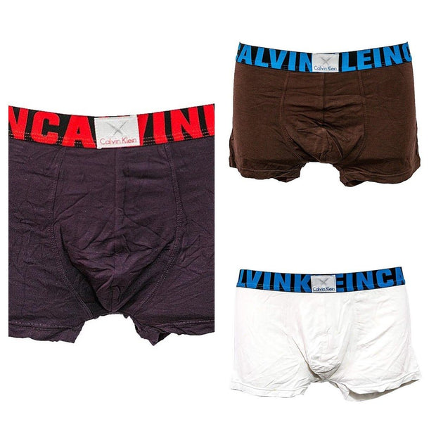 Pack Of 3 Men Cotton Boxer - Branded Boxer For Men - Ck - Calvin Klein