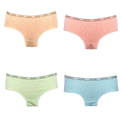 Pack Of 2 CK Dotted Panties - Soft Cotton Stretchable Jersey Panty
