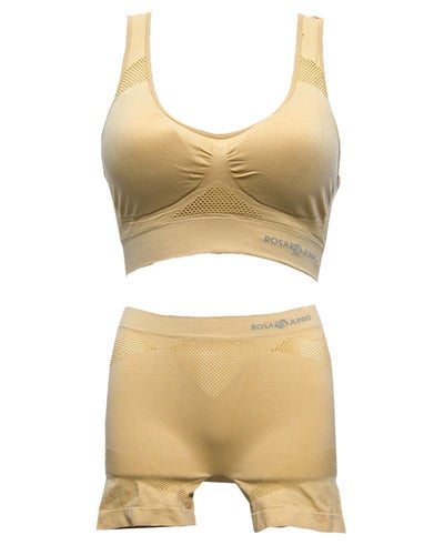 Skin Bra Panty Set For Sports Girls, Women's Sports & Yoga Bra