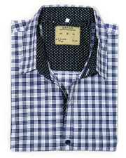 Stylish Checkered Cotton Shirts for Men MS1007 -  Men's Dress Shirts