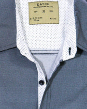 Textured Printed Cotton Shirts for Men MS1008 -  Men's Dress Shirts
