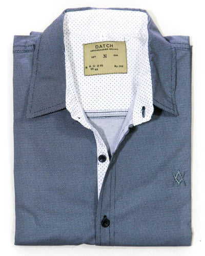 Textured Printed Cotton Shirts for Men MS1008 -  Men's Dress Shirts