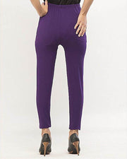 Plain Tights High Quality Fashion for Girls - ELS-8085-Purple