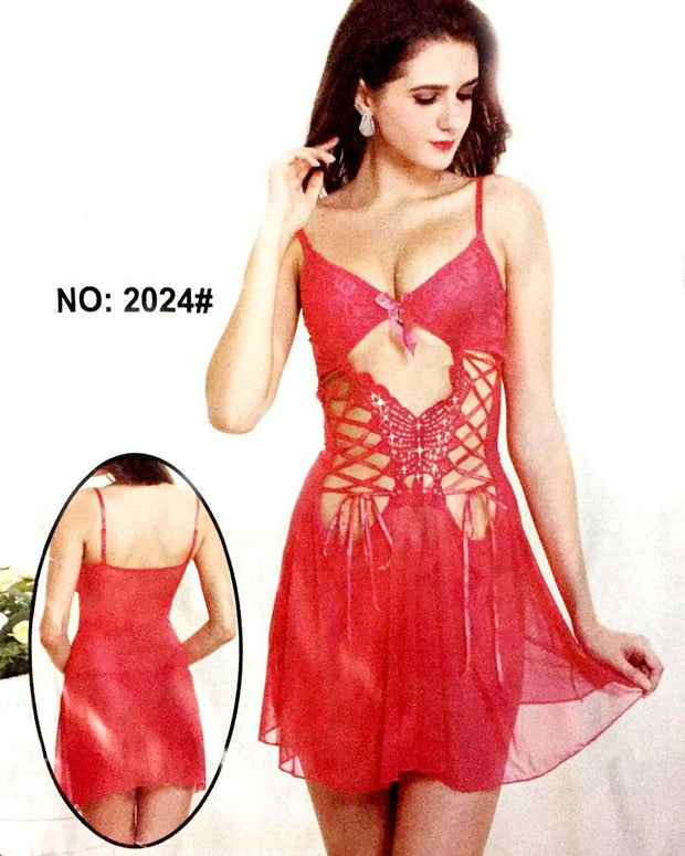 Romantic Short Nighty For Women - 2024