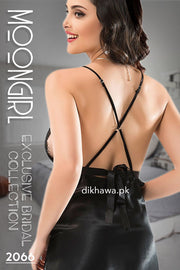 Moongirl - Exclusive Bridal 2Pc Short Nighty Wedding Honeymoon Nighty Set 2066 - Turkish Brand