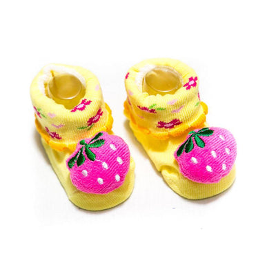 Newborn Baby Boy & Girl Shoes – 3 To 18 Months Kids – Yellow - Baby Shoes - diKHAWA Online Shopping in Pakistan