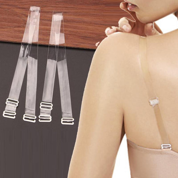 Transparent Bra Straps, Invisible & Adjustable Hook