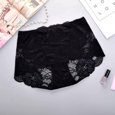 Pack of 2 Sexy Net Panty - SH-640 - Sisterhood - Black White Red Skin