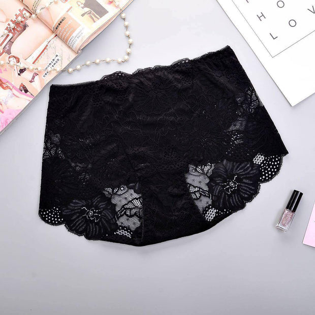 Pack of 2 Sexy Net Panty - SH-640 - Sisterhood - Black White Red Skin