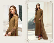 Maria B Chiffon Dresses - Embroidered Chiffon Dupatta - Replica - Unstitched