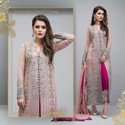 Zainab Chottani Chiffon Dresses - Embroidered Chiffon Dupatta - Replica - Unstitched