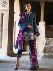 Zainab Chottani Chiffon Dresses - Embroidered Chiffon Dupatta - Replica - Unstitched