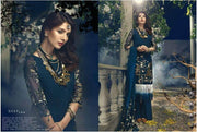 Walima Chiffon Dresses - Embroidered Chiffon Dupatta - Replica - Unstitched