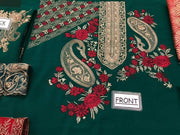 Serene Chiffon Dresses - Embroidered Chiffon Dupatta - Replica - Unstitched