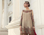 Maria B Net Dresses - Embroidered Chiffon Dupatta - Replica - Unstitched