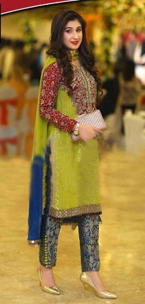 Walima Chiffon Dresses - Embroidered Chiffon Dupatta - Replica - Unstitched