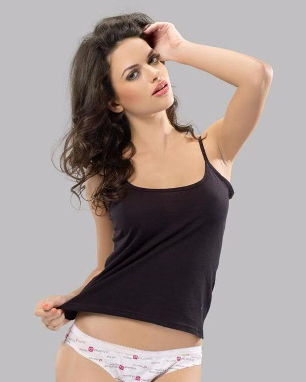 Black Valentine Secret Skin Camisole 5001 - Camisole - diKHAWA Online Shopping in Pakistan