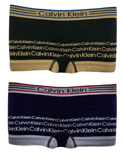 Pack Of 2 Stylish CK Ladies Boxer Panties