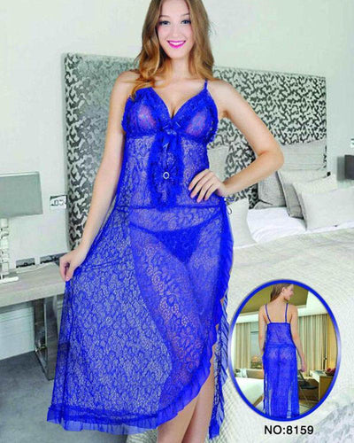 Bridal Sexy Short Lace Nighty - 8159