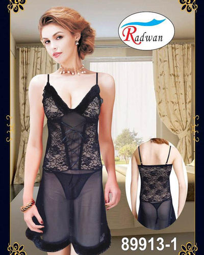 Bridal Sexy Short Lace Nighty - 89913-1