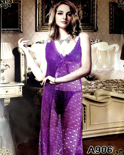 Bridal Sexy Short Lace Nighty - A906