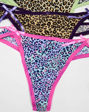 Pack of 3 Womens Thong Underwear Panties – AF-109 – Mix Colors