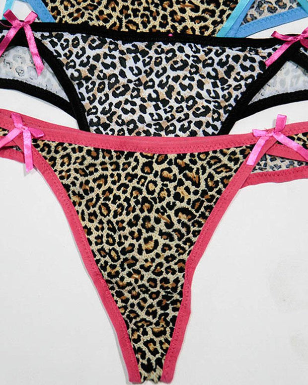 Pack of 3 Womens Thong Underwear Panties – AF-109 – Mix Colors
