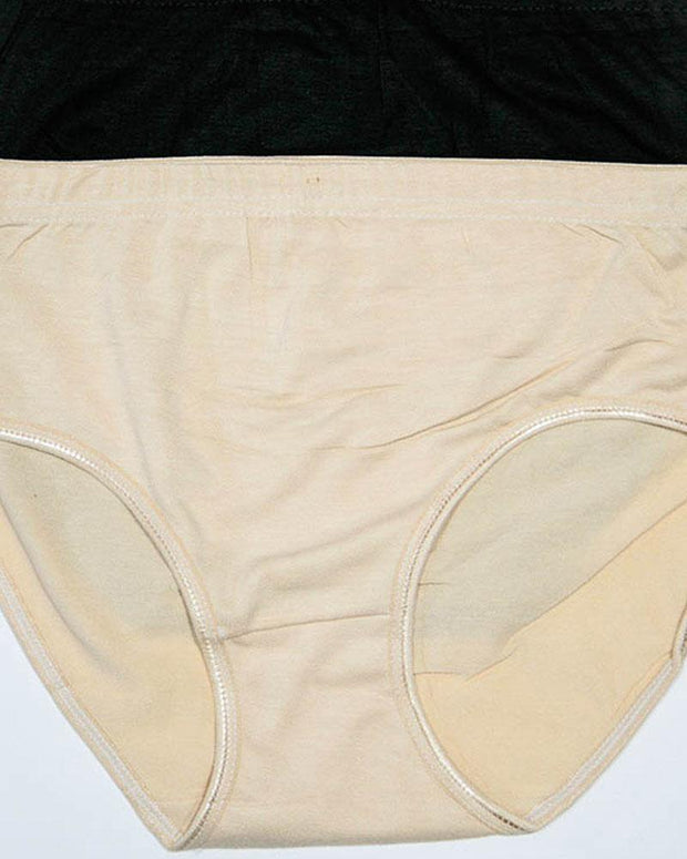 Pack of 2 Women Soft Cotton Brief – AF-112 – Mix Colors