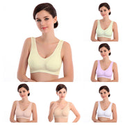 Pack of 3 Aire Bra -Mix Colours - Stretchable Non Wired & Single Padded - 2B-115 - Bras - diKHAWA Online Shopping in Pakistan