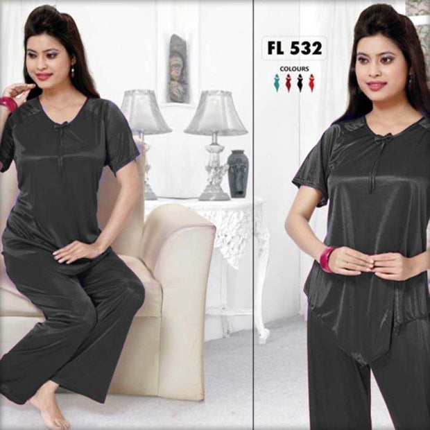 Nighty - FL-532 - Flourish Nightwear -  - diKHAWA Online Shopping in Pakistan