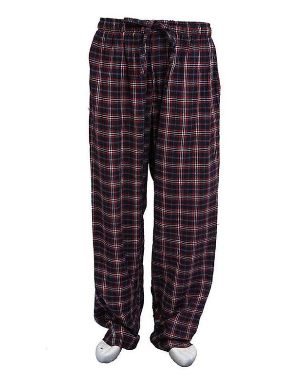Pack of 2 - Men's Cotton Check Pajama - Cotton Yarn Dyed Flannel Men's Pajama MF-12